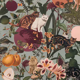 Round cushion with hood "Catollage" - Master