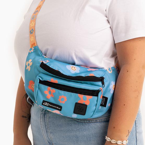 Fanny pack with patterned belt "Oopsy Daisy"