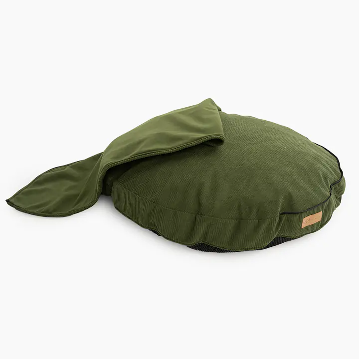 Legowisko okrągła poducha  z kapturem dla psa lub kota "Rachel Green" - Master