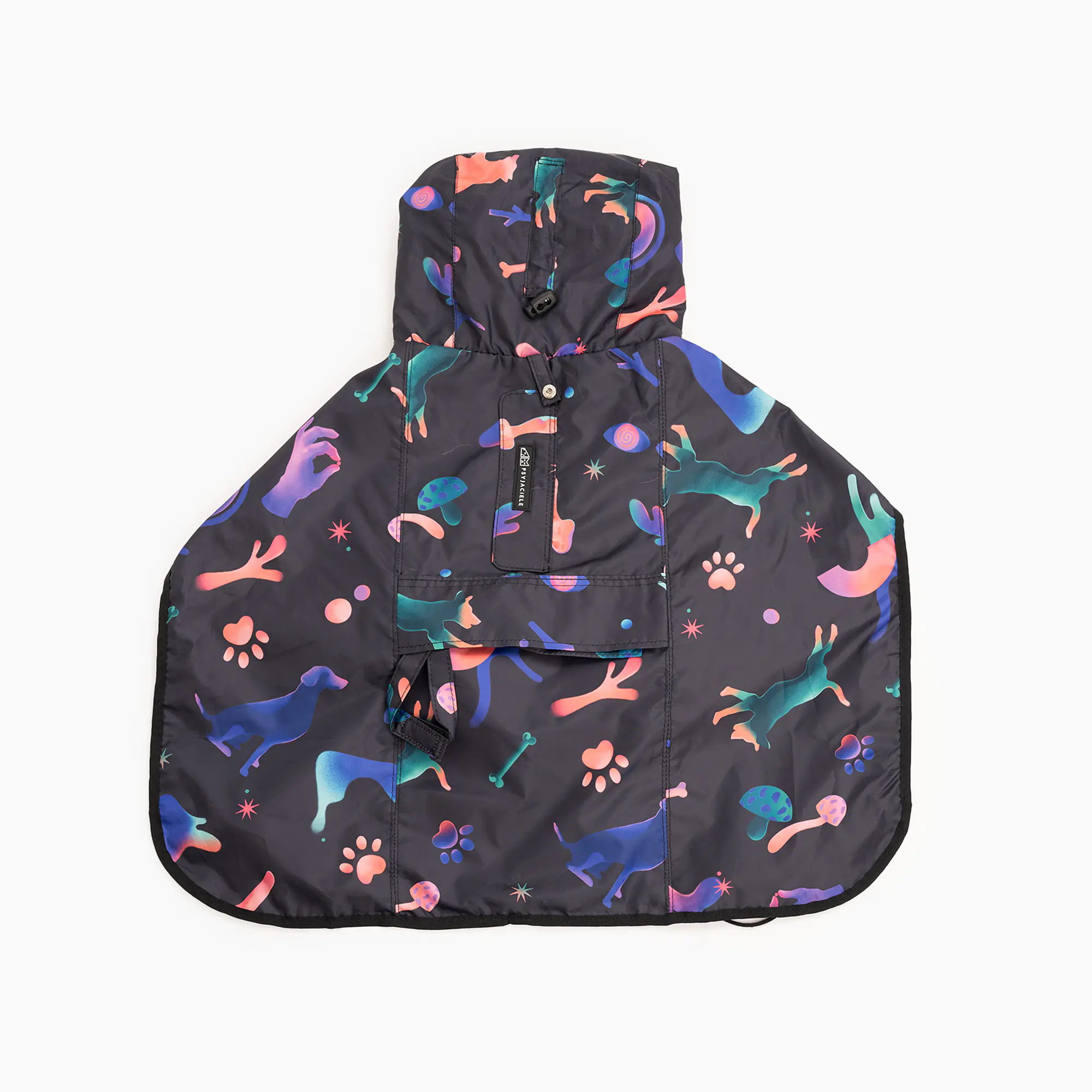Raincoat for dog "Psychodelic" - Master