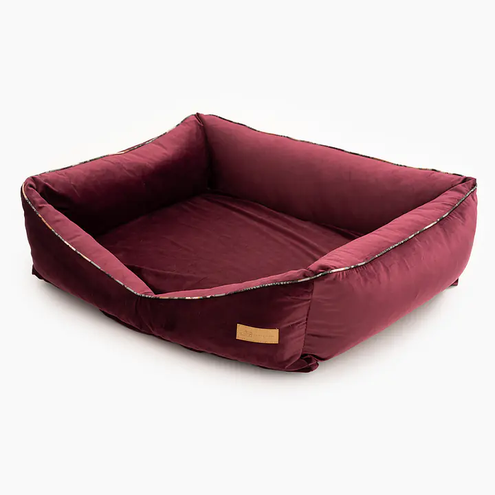 Orthopedic velvet couch "Catollage" - Master