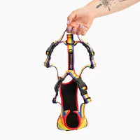 Stay-on pressure-free harness "Love, Equality, Teethers" - Master