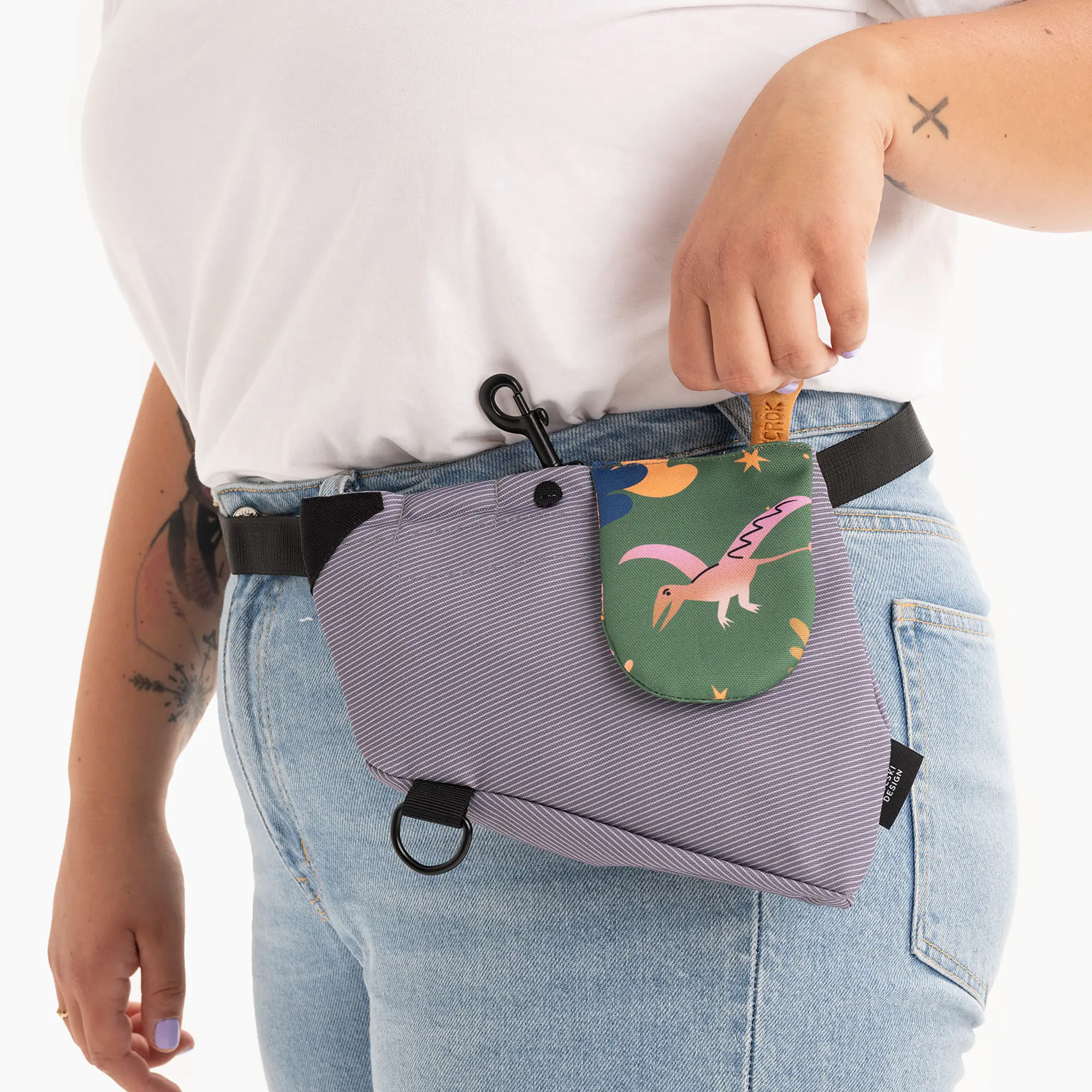 Training bag for snacks "Doggosaurus" - Master