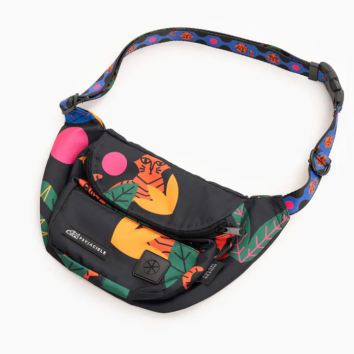 Nerka spacerowa z paskiem taśmy "Eye of the tiger" - Master