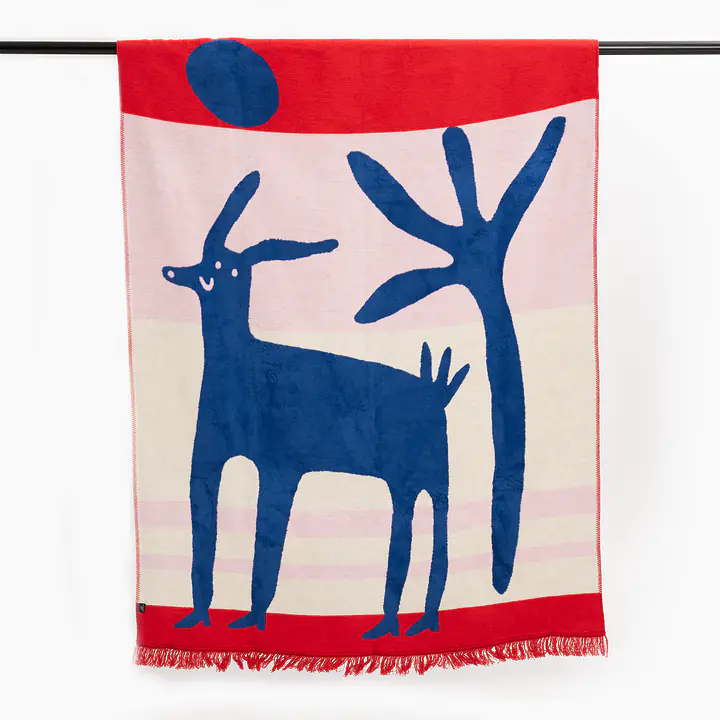 Zestaw koc + świeca Psie Łapki - Master