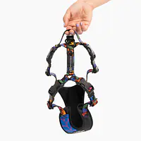 Stay-on pressure-free harness "Eye of the tiger" - Master