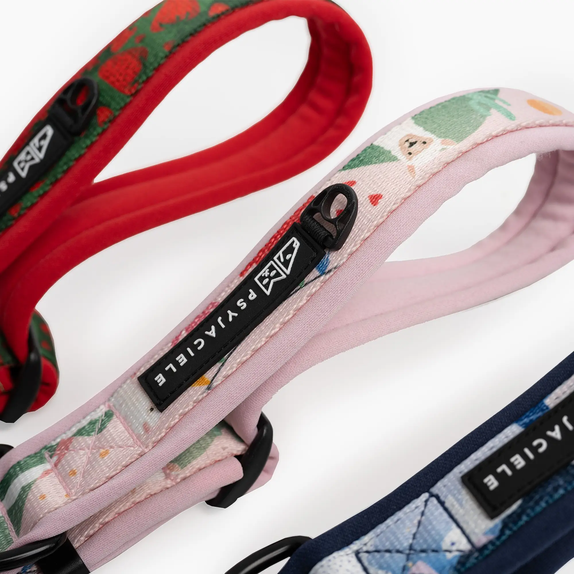 Obroża półzaciskowa SUPER SOFT "Pies z głową w dół" - Master