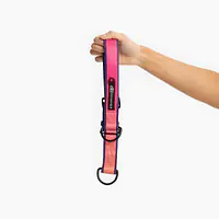 Obroża półzaciskowa SUPER SOFT "Under my ombrella" POMARAŃCZ - Master