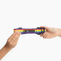 SUPER SOFT dog collar "Love, Equality, Teethers" - Master