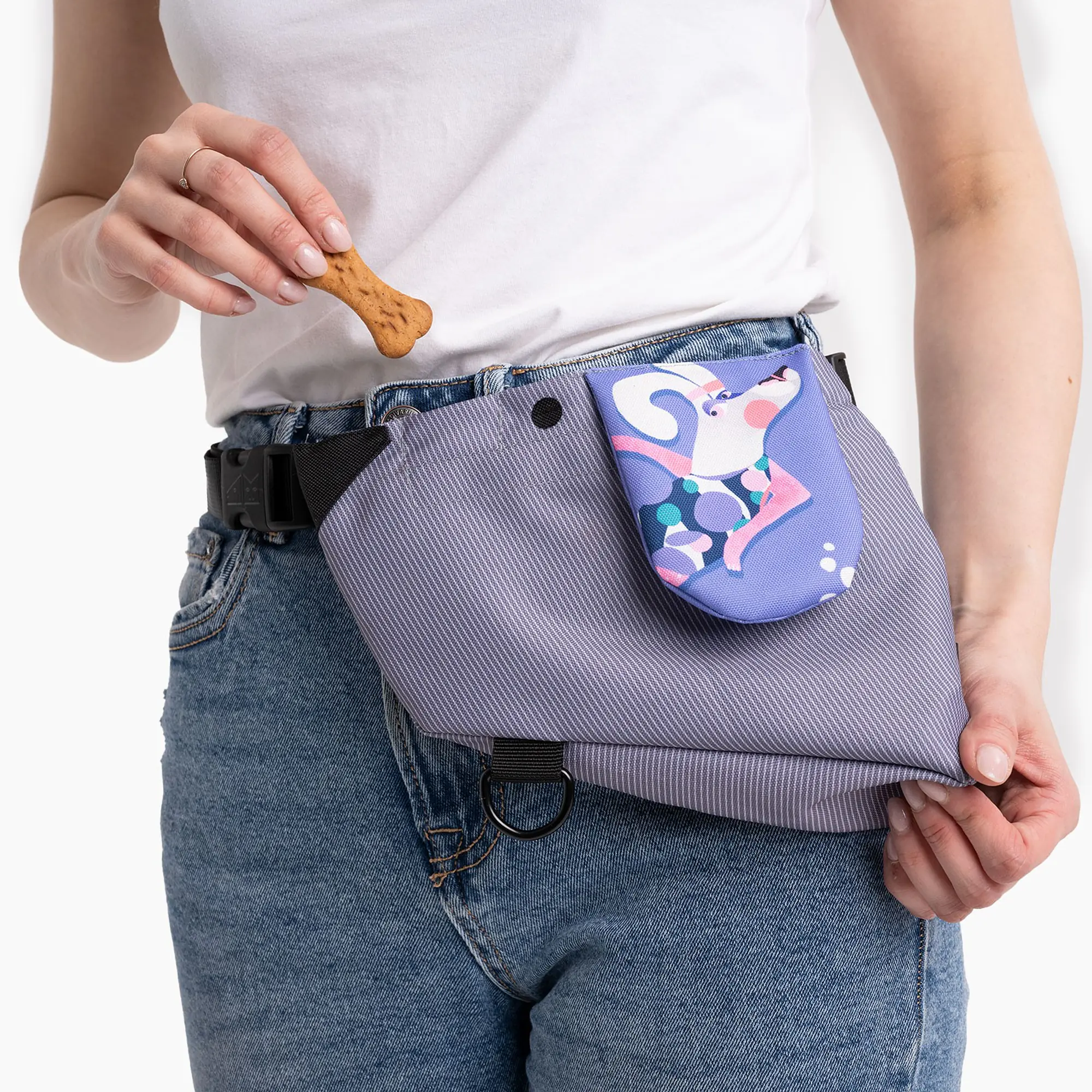 Training bag for snacks "Downward dog" - Master