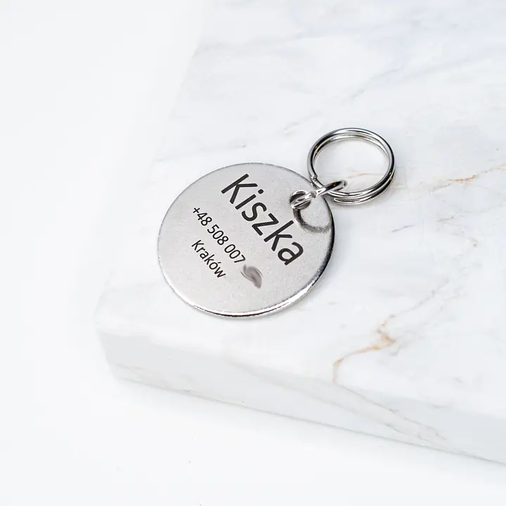 Steel ID tag circle - Master