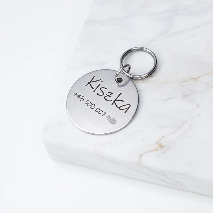 Steel ID tag circle - Master