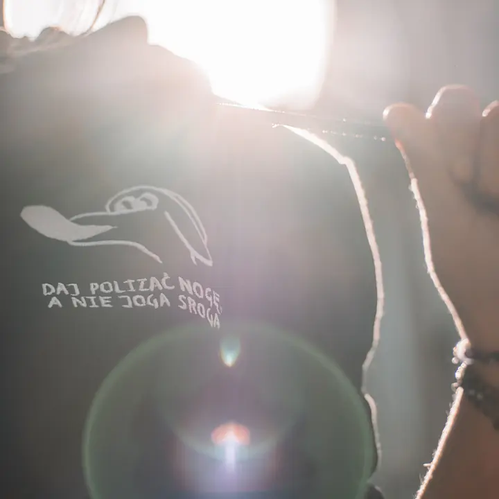 WYPRZEDAŻ Bluza "Joga sroga" short - Master