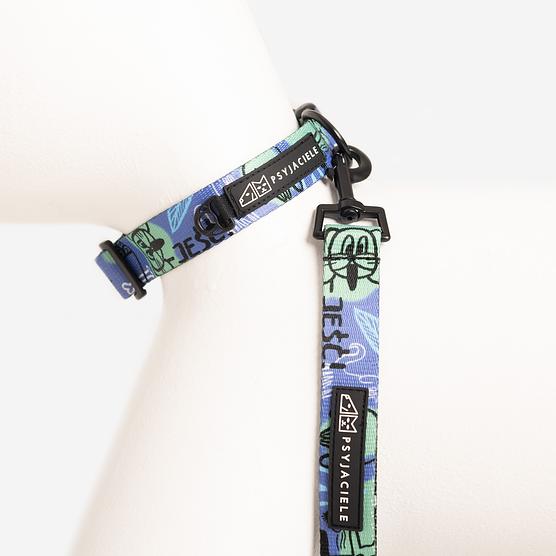 WYPRZEDAŻ Obroża dla psa lub kota "Spacer albo psikus"