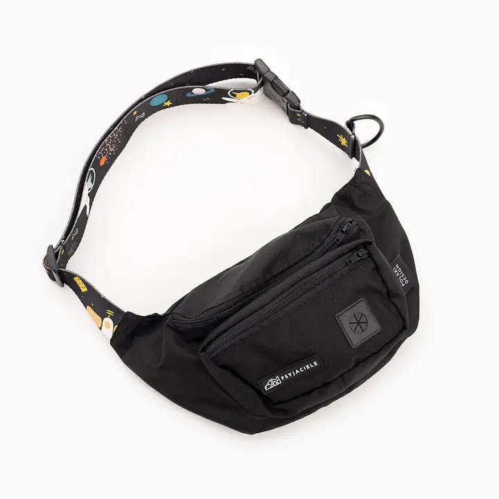Balck fanny pack "I need space" - Master