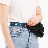 Balck fanny pack "Doggomaki" - Master