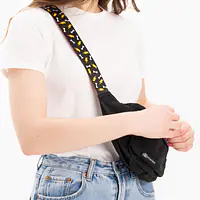 Black fanny pack "Woof for the better world" - Master