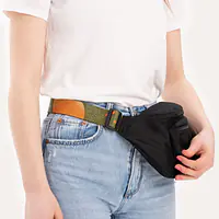 Balck fanny pack "Play with my nuts" - Master