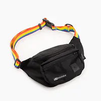 Black fanny pack "Love, Equality, Teethers" - Master