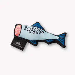 Mini zabawka z kocimiętką "Ryba jak ryba, po co drążyć" - Master