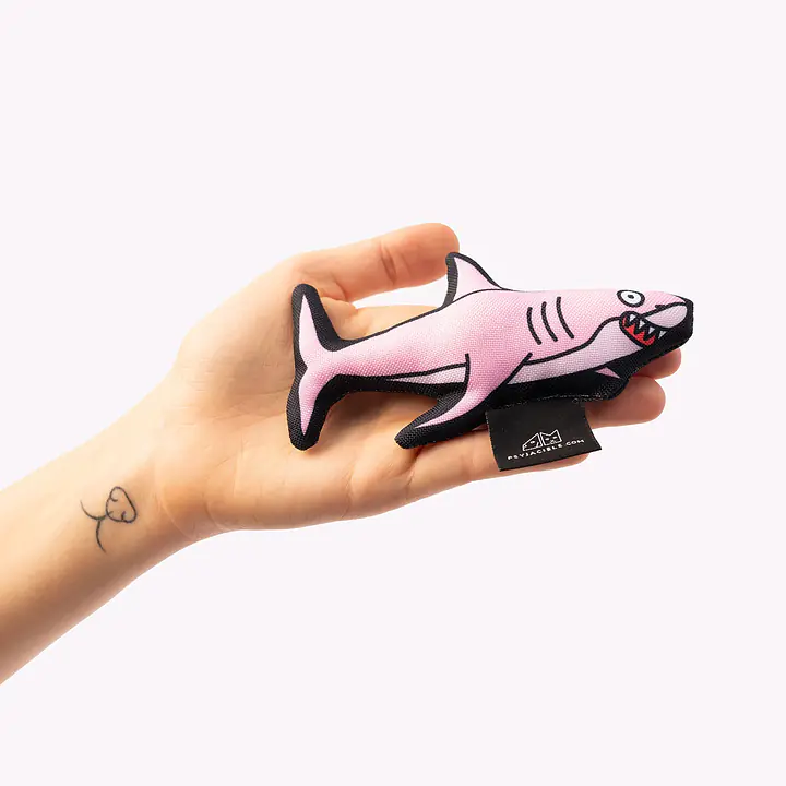 Mini toy with catnip "Maybe pink, but still can bite" - Master