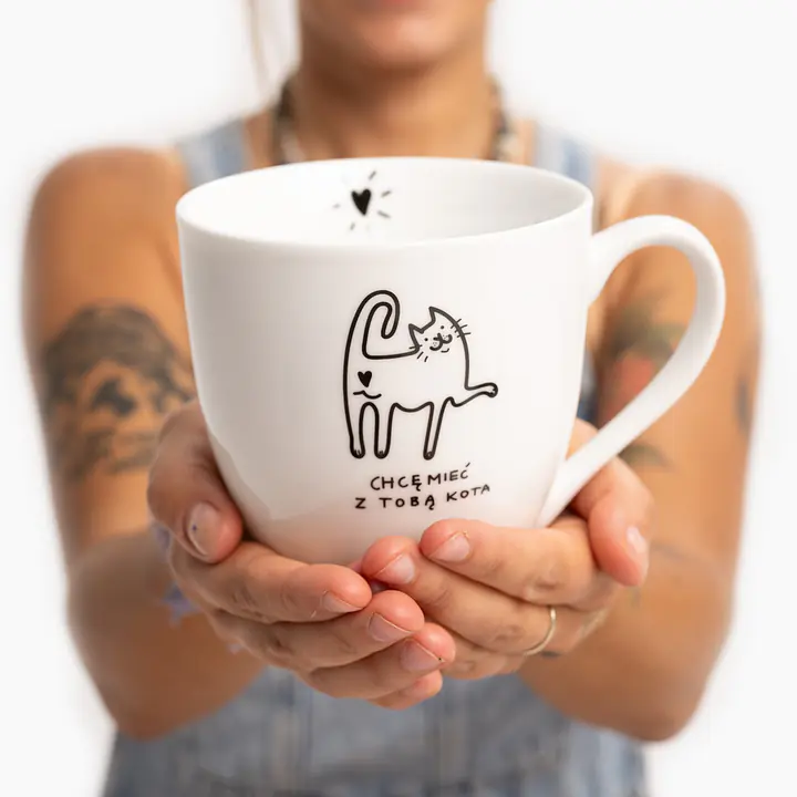 Mug" I want to have a cat with you" - Master
