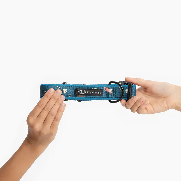 Obroża z klamrą SUPER SOFT "Psutomaki" - Master