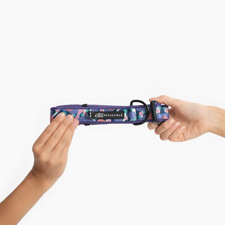 SUPER SOFT dog collar "Downward facing dog" - Master