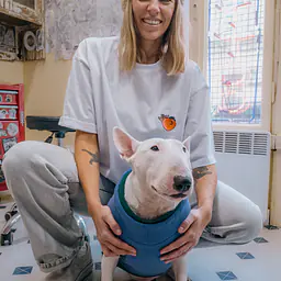 T-shirt with embroidery white - Master