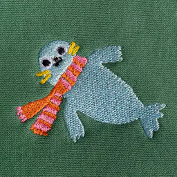 T-shirt with embroidery white - Master