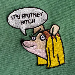 T-shirt with embroidery white - Master