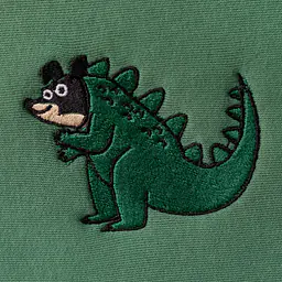  T-shirt with embroidery black - Master