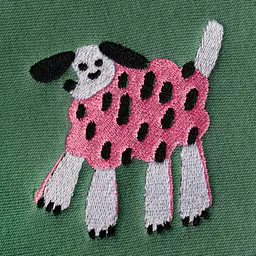  T-shirt with embroidery black - Master