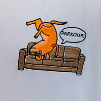 Koszulka z haftem czarna - Master