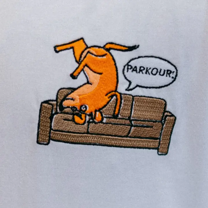 Koszulka z haftem czarna - Master