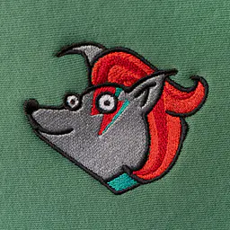  T-shirt with embroidery black - Master