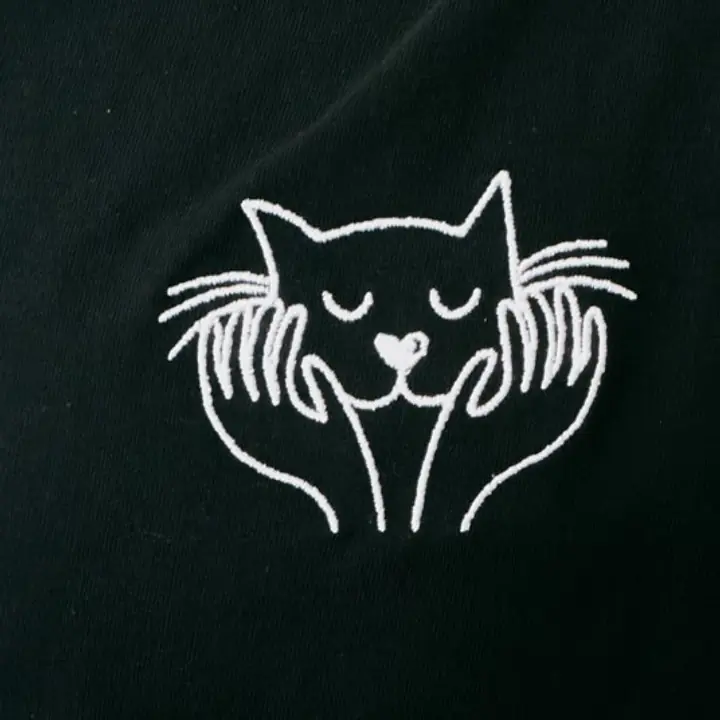 Koszulka z haftem czarna - Master