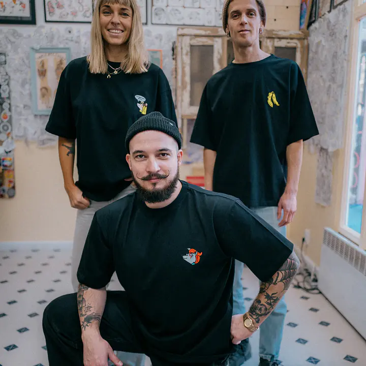 Koszulka z haftem czarna - Master