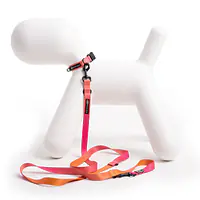 Dog or cat collar "Under my ombrella" orange - Master