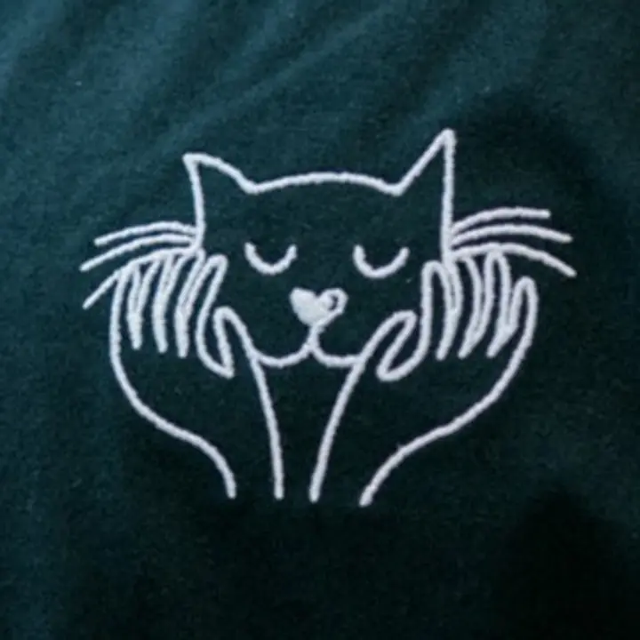 Koszulka z haftem biała  - Master