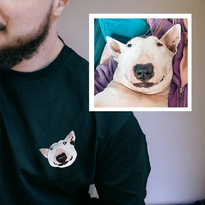 Koszulka z personalizowanym haftem czarna - Master