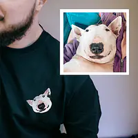 Koszulka z personalizowanym haftem czarna - Master