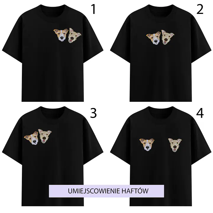 Koszulka z personalizowanym haftem biała  - Master