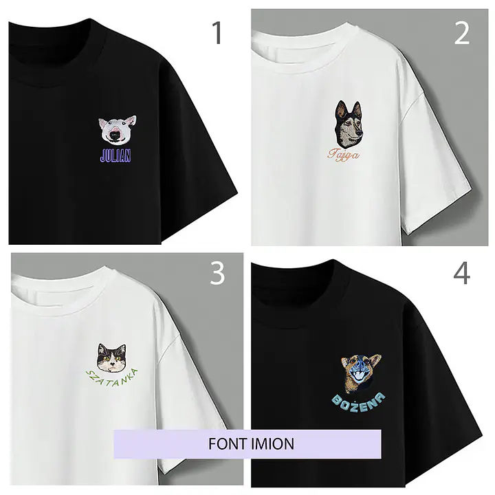 Koszulka damska z personalizowanym haftem czarna - Master