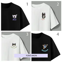 Koszulka z personalizowanym haftem biała  - Master