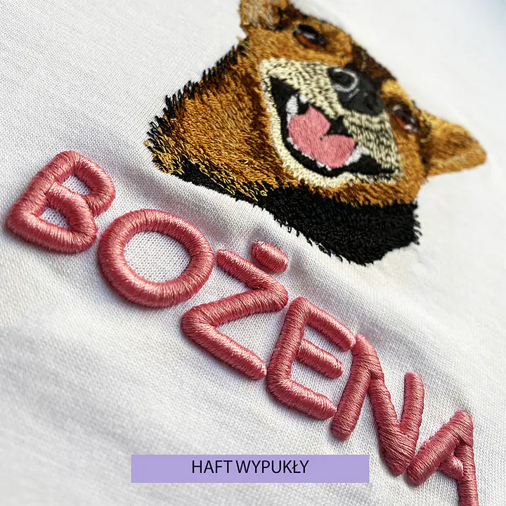 Koszulka z personalizowanym haftem czarna - Master