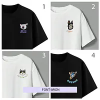 Koszulka z personalizowanym haftem czarna - Master