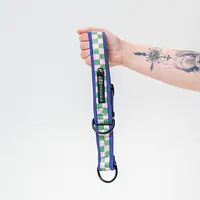 Obroża półzaciskowa SUPER SOFT "Świat zza krat taki kolorowy" - Master