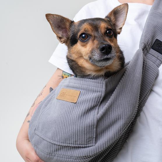 Dog carrier "Made in grey"