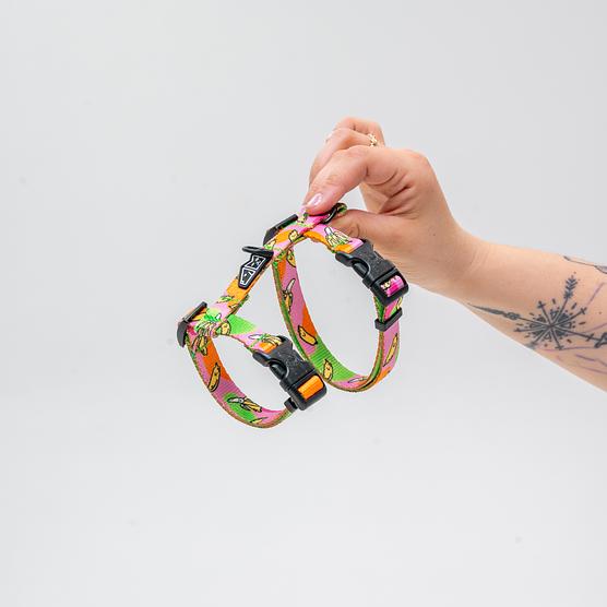 Cat harness "We went bananas"